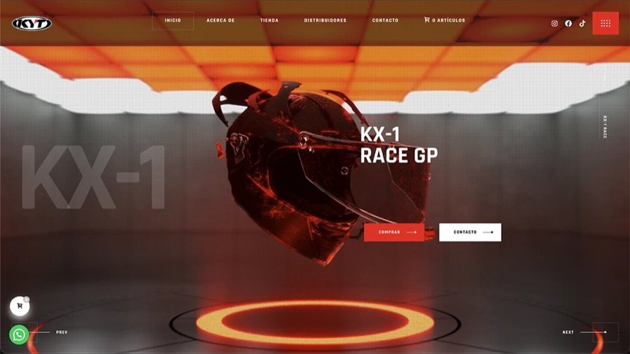 Tienda en línea Kyt México de cascos y accesorios para motociclistas