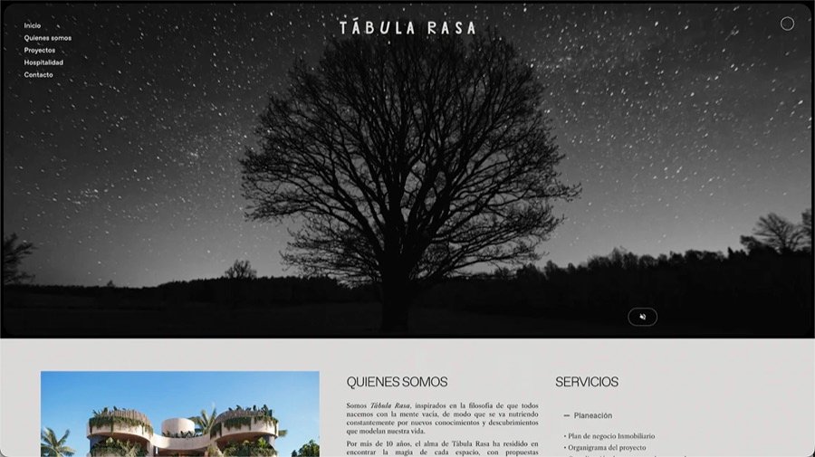 Sitio corporativo de Grupo Tabula Rasa